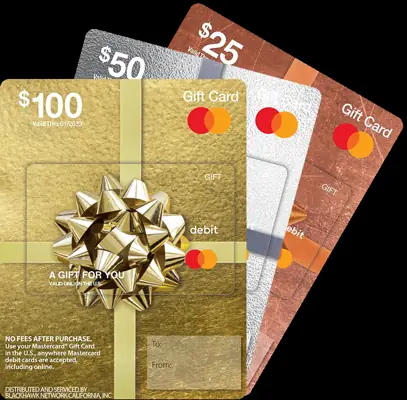 Mastercard gift card design