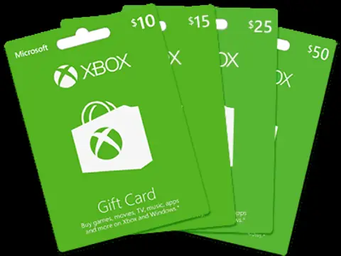 Xbox gift card design
