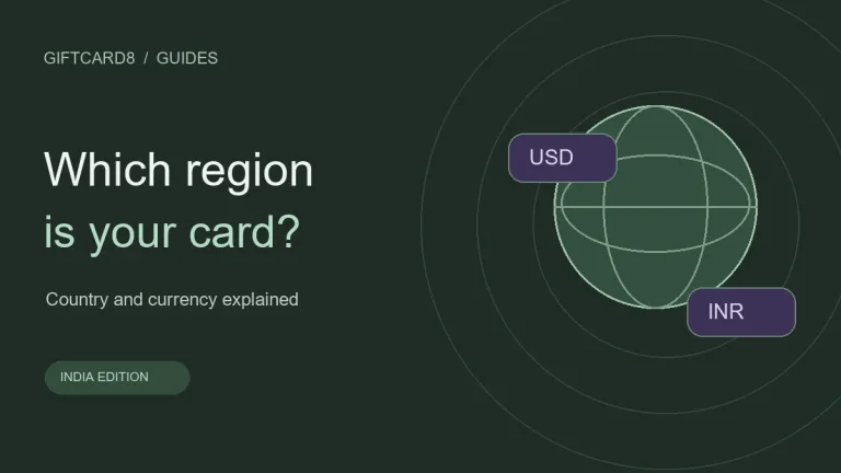 India-Issued vs International Gift Cards: Why Region Matters — illustrated guide for India